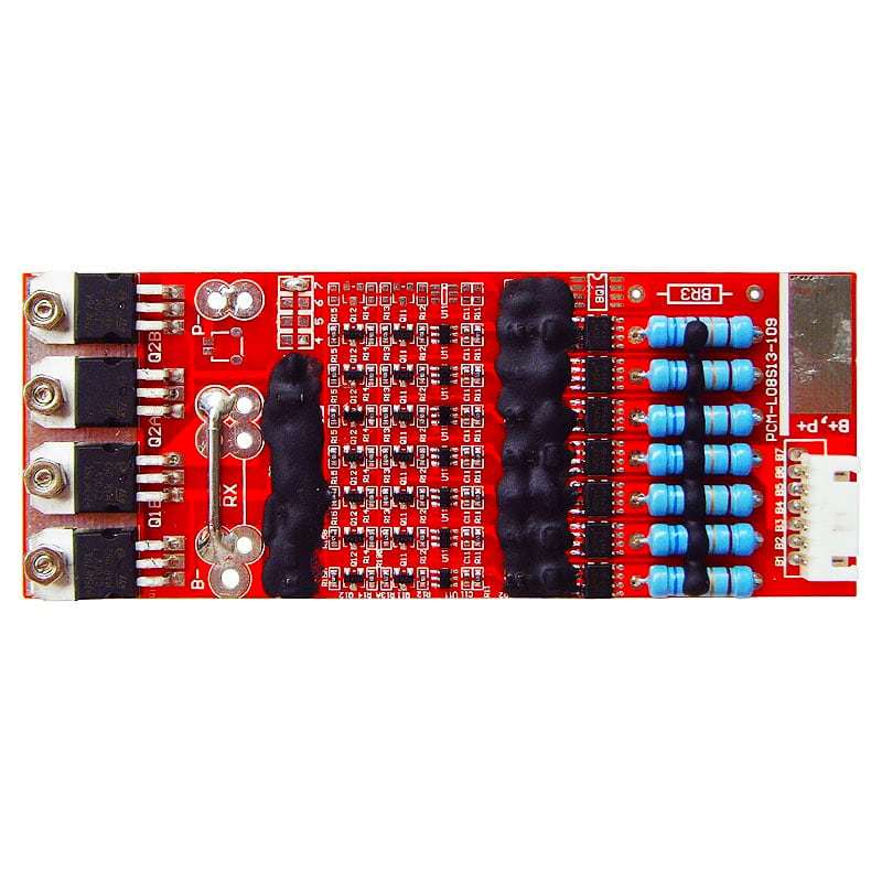5S-8S 15A PCM BMS para 28.8V 29.6V Li-Ion / Litio / Li-Polymer 24V 25.6V LiFePO4 Battery Pack Tama&ntilde;o L120 * W47 * T9MM (PCM-L07S13-146)