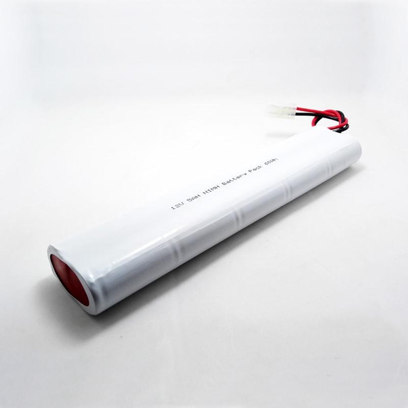 Paquete de batería recargable de 12V 5000mAh Tamaño C Ni-MH con conector y alambre