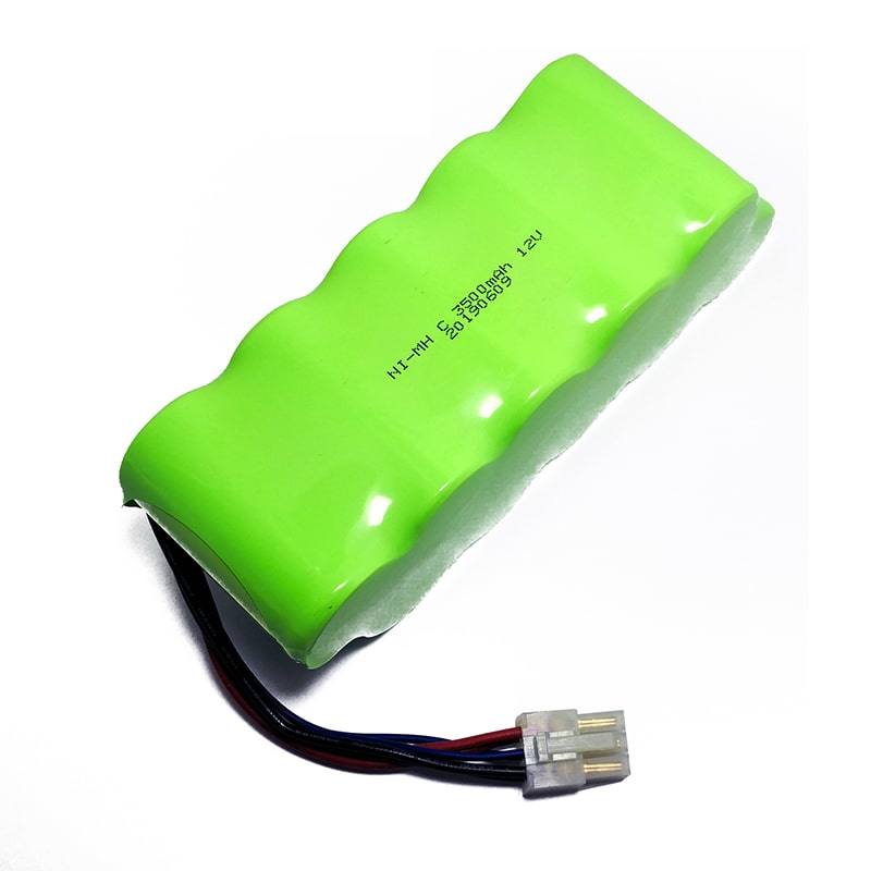 Tamaño de 12V 3500mAh C Ni-MH batería recargable con conector y alambre