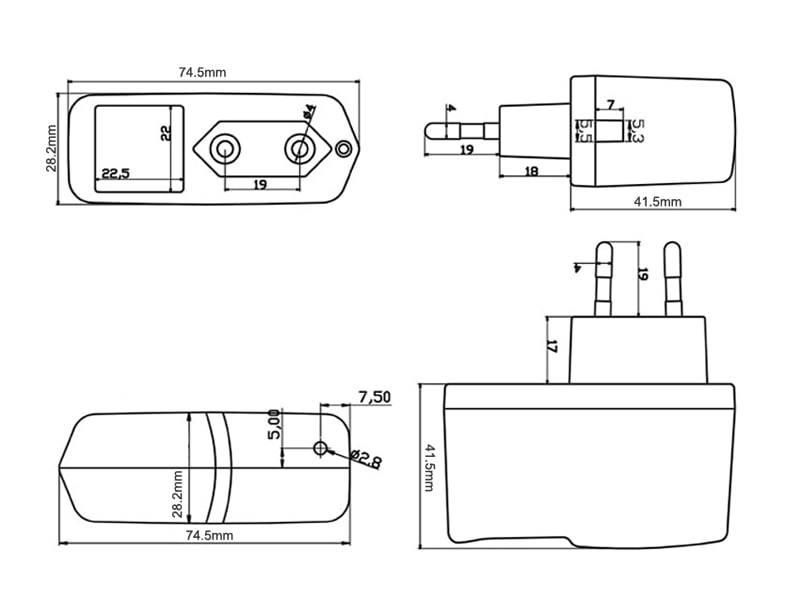 Venta directa de f&aacute;brica 4.2V 2A 12W Cargador de pared para 1s 3.6V 3.7V Li-ion/bater&iacute;a de pol&iacute;mero de litio 