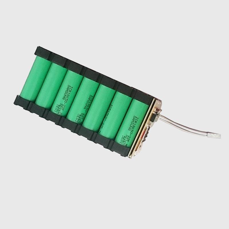 7S4P 24V 25.9V 18650 8800mAH / 8.8AH Paquete de batería de iones de litio recargable de alta frecuencia con PCM y conectores