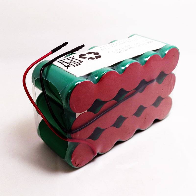 Paquete de batería recargable de 18V 3000mAh Tamaño C Ni-MH con conector y alambre