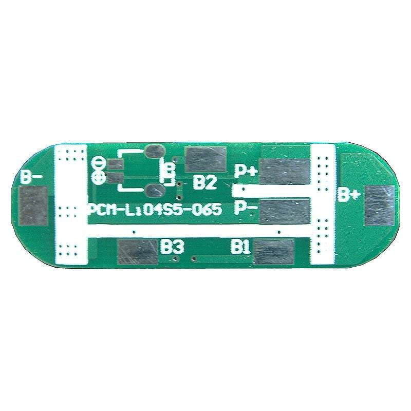 3S ~ 4S 4A PCM BMS para 14.8V Li-ion / Litio / Li-Polymer 12V LiFePO4 Battery Pack Tama&ntilde;o L41 * W13 * T3.5mm (PCM-LI04S5-065)