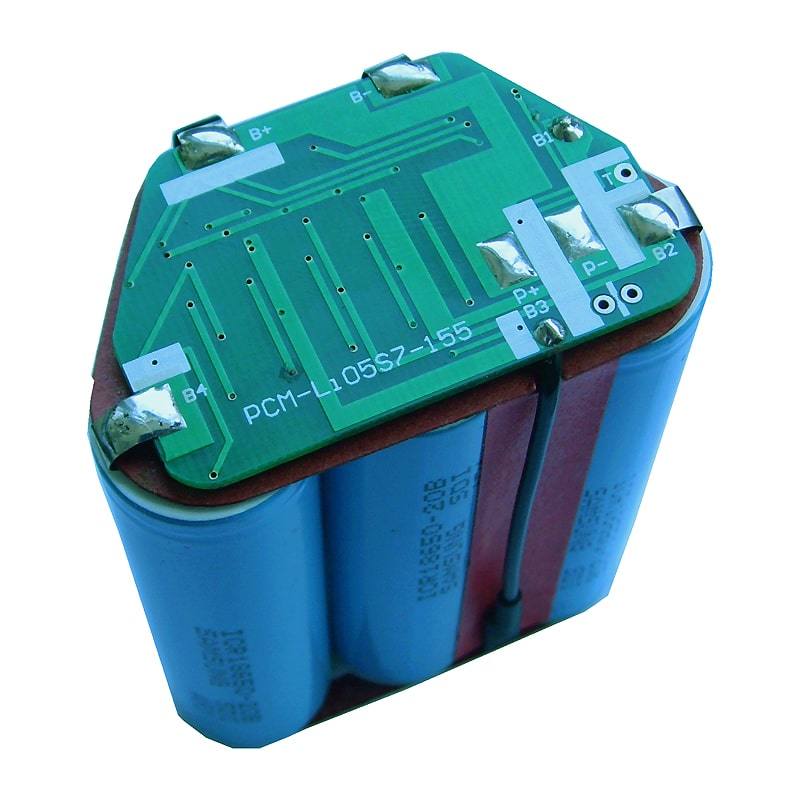 5S 4A PCM BMS para 18V 18.5V Li-Ion / Litio / Li-Polymer 15V 16V LiFePO4 Paquete de batería Tamaño L46 * W31 * T4MM (PCM-LI05S7-155)