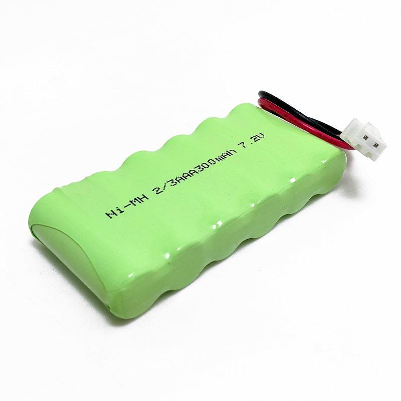 7.2V 300mAh 2 / 3AAAA NI-MH Paquete de batería recargable con conector y alambre