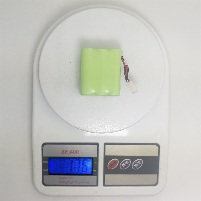 7.2V 2200mAh AA Ni-MH batería recargable con conector y alambre