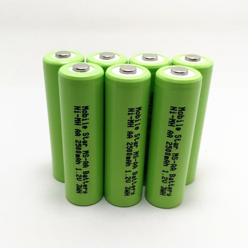Top Top NiMH Batería recargable 1.2V AA (2500mAh)
